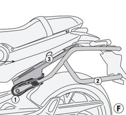 Soporte alforjas Remove-x Kawasaki Z650 20>21