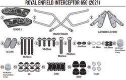 Soporte alforjas Remove-x Royal Enfield Interceptor 650 (19 > 23)