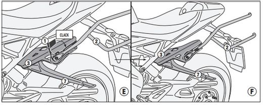 Soporte alforjas Remove-x Triumph Speed Triple 1200 RS (21 >)