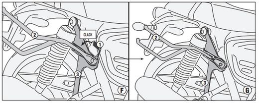 Soporte alforjas Remove-x Bonneville T100/T120 , Speed Twin 900 (13>22) (23>)