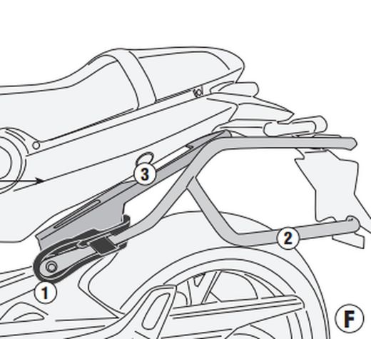 Soporte alforjas Remove-x Yamaha MT-07 (18>20, 21>)