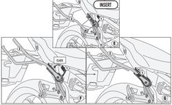 Soporte alforjas Remove-x Yamaha MT-09 / MT-09 SP (21>)