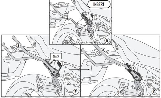 Soporte alforjas Remove-x Yamaha MT-09 / MT-09 SP (21>)