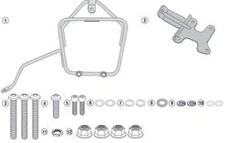 Soporte alforja f. Caballero scrambler 125-250-500.18>20