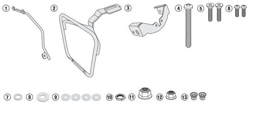 Soporte alforja bmw r 1200 nine t scrambler (16 > 21)