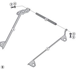 Soporte dispositivos Multistrada V4 - V4 S (21 > 23)