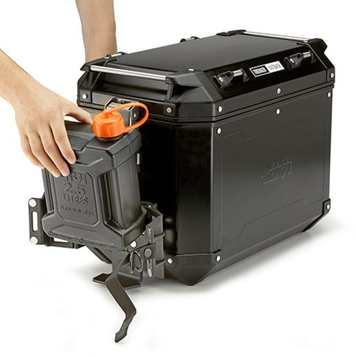 Soporte givi E205 del deposito TAN01 para maletas Outback, Dolomiti e Alaska