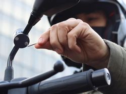 Soporte de teléfono para espejo de scooter PRO XL Shapeheart