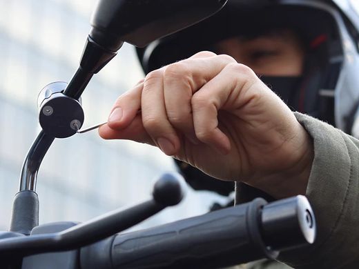 Soporte de teléfono para espejo de scooter PRO XL Shapeheart