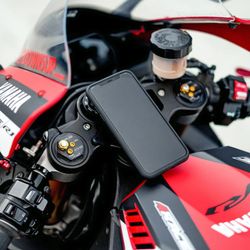 Soporte de telefono para tija de moto sp connect