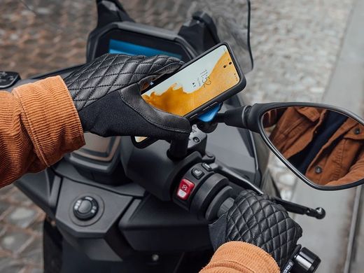 Soporte del telefono para la barra retrovisor