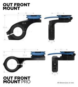 Soporte delantero para bicicletas QUAD LOCK PRO