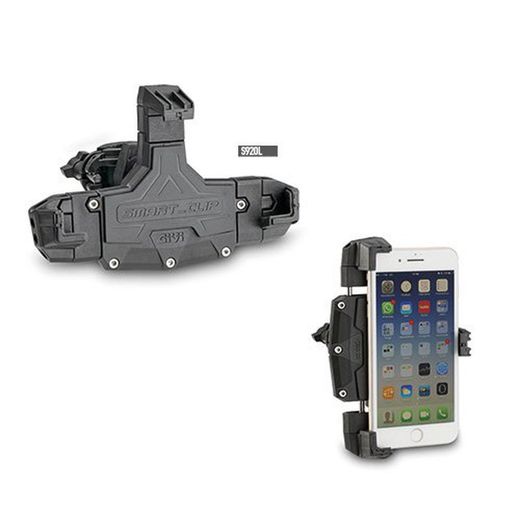 Soporte smartphone givi s920l smart clip máximo 148 x 75mm.