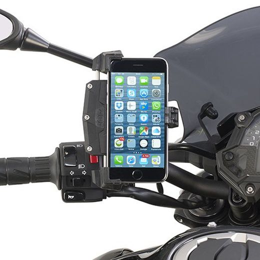 Soporte smartphone givi s920l smart clip máximo 148 x 75mm.
