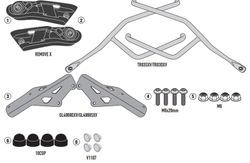 Soporte de Speed Triple 1200 RS (21 > 22) para Fijaci¾n rapida REMOVE-X para alforjas