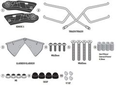 Soporte alforjas V7 850 STONE / SPECIAL (21 > 23) Fijaci¾n REMOVE-X