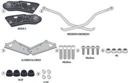 Soporte de  Trident 660 (21 > 22) para Fijaci¾n rapida REMOVE-X para alforjas