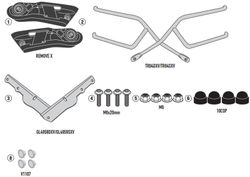Soporte de Tracer 9 / Tracer 9 GT (21-22)  para Fijaci¾n rapida REMOVE-X para alforjas