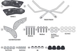 Soporte de K.Z 650 20>22 de Fijaci¾n rapida REMOVE-X para alforjas