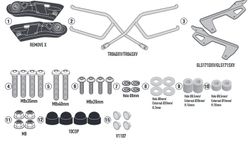 Soporte alforjas de Fijaci¾n rapida REMOVE-X para BENELLI Leoncino 800 (22)