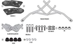 Soporte de CB 1000 R 18>22 para Fijaci¾n rapida REMOVE-X para alforjas