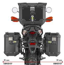 Soporte Lateral de Maletas GIVI PLO7718CAM KTM 390 Adventure X / R (25-26)