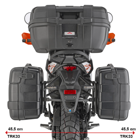 Soporte Lateral de Maletas GIVI PLO7718MK KTM 390 Adventure X / R (25-26)