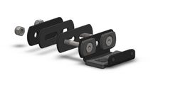 Soporte para Antirrobo de Moto UR14S/UR10 para Fijar al Reposapiés, "