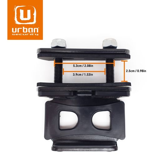 Soporte para Antirrobo de Moto UR14S/UR10 para Fijar al Reposapiés, "