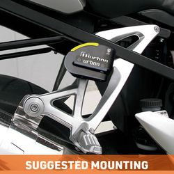 Soporte para Antirrobo de Moto UR14S/UR10 para Fijar al Reposapiés, "