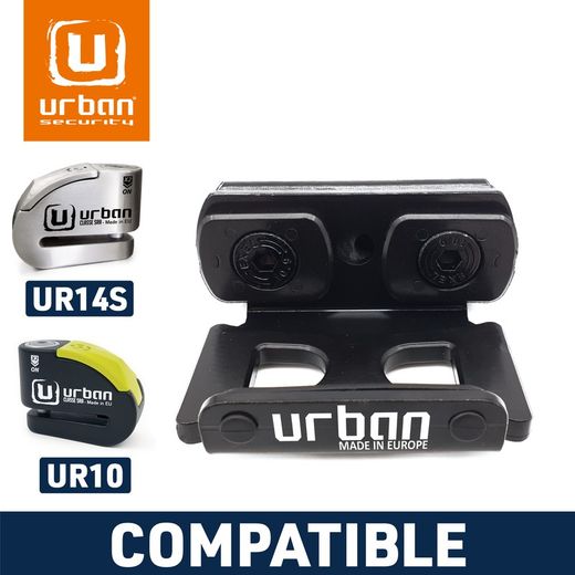 Soporte para Antirrobo de Moto UR14S/UR10 para Fijar al Reposapiés, "
