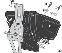 salpicadera posterior RM02 + soporte BMW F 900 R 20>