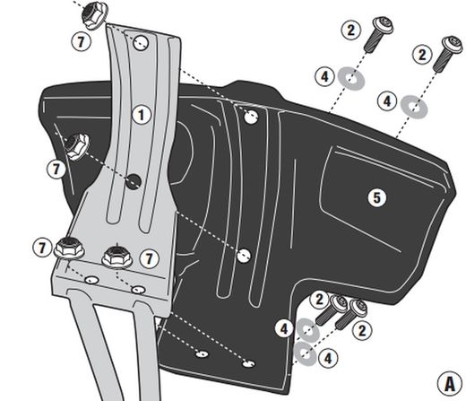 salpicadera posterior RM02 + soporte BMW F 900 R 20>