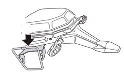 ZONTES GK 350 '22> Fijación para bolsas SR38