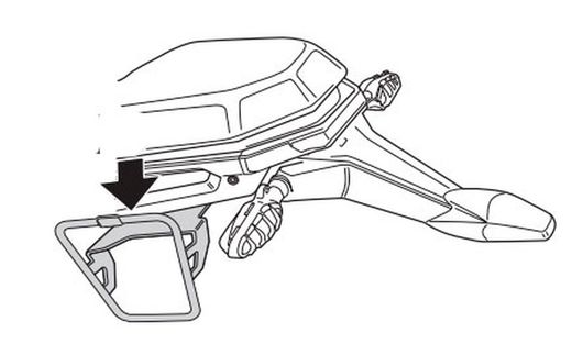 ZONTES GK 350 '22> Fijación para bolsas SR38