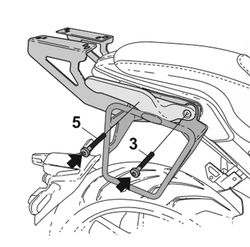 Fijación bolsas laterales VOGE 500 AC '22