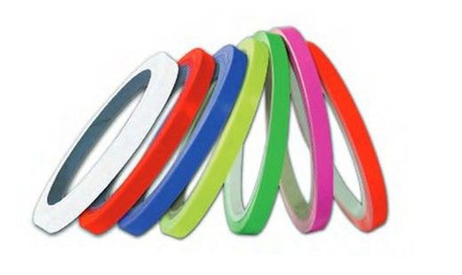 STRIP 6 METROS+APLICADOR C/NARANJA FLUORESCENTE