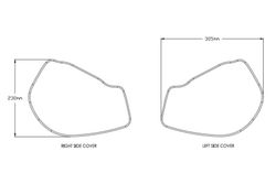 Tapas laterales BMW R NINE T/SCRAMBLER/PURE/URBAN