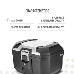 Baúl Trasero SHAD TERRA TR46 Aluminio