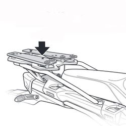 Soporte maleta shad bmw f850 gs '18