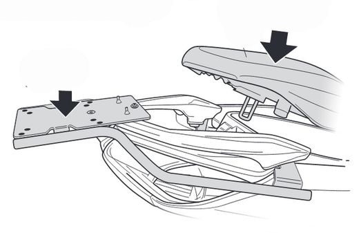 Soporte baúl shad yamaha nmax 125 '21