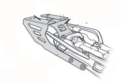 Soporte baúl trasero shad yamaha tracer 900 18>20