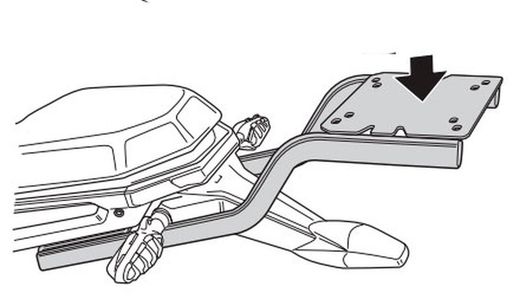 ZONTES GK 350 '22> Fijaciones  maleta