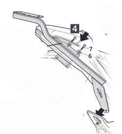 Soporte baúl shad zontes u1 125 '20