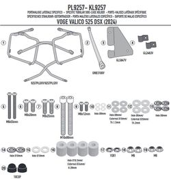 VOGE Valico 525 DSX (24)  Portamaletas lateral específico para maletas MONOKEY®